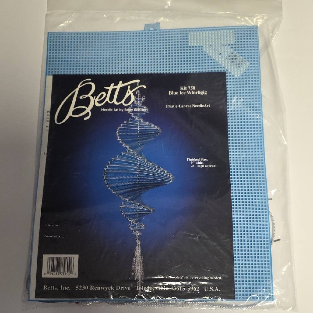 Betts Needle Art Kit Blue Ice Whirligig #758